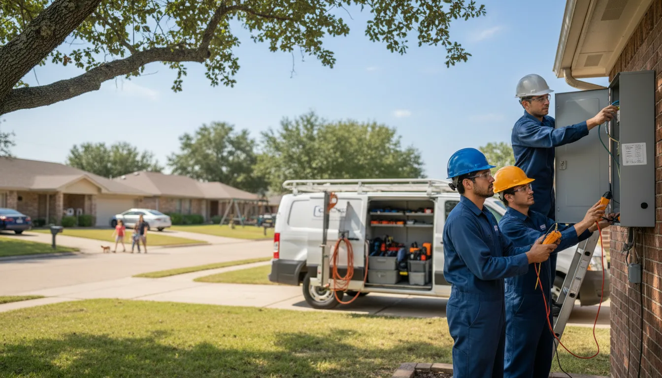 Certified electrician providing emergency electrical services in Menlo, GA